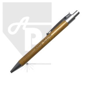 Caneta em bambu Personalizada