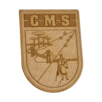 Distintivo de OM MDF (relevo) - 7 X 9,66 Cm