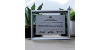Placa de homenagem 10 x 15