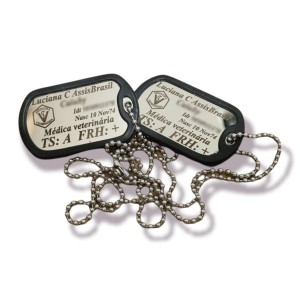 Placa de Idt Militar 1